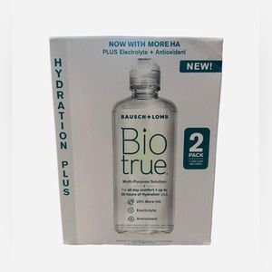 Bausch & Lomb Multi-Purpose Solution Hydration Plus lot of 2 NEW